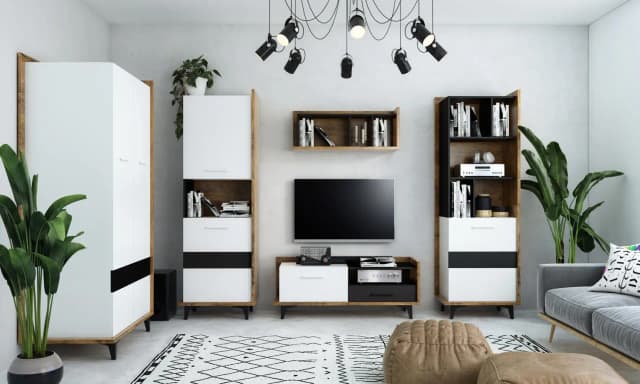 Jaki kolor ścian do białych mebli w salonie – idealne inspiracje i porady Jaki kolor ścian do białych mebli w salonie – idealne inspiracje i porady